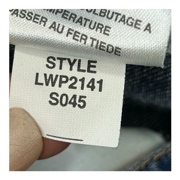 Vintage Liz Claiborne Mom Jeans High Waist Wide Leg Cropped Size 8 Petite Y2K - Picture 11 of 14